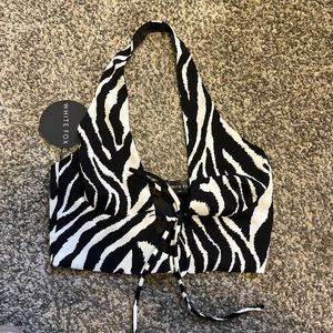 White Fox Corset top